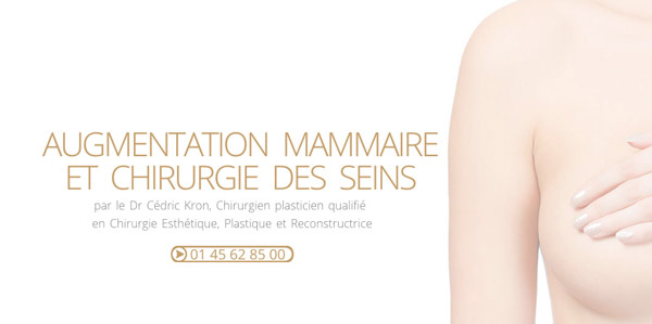 Rubrique dédiée à l'augmentation mammaire et la chirurgie des seins à Paris